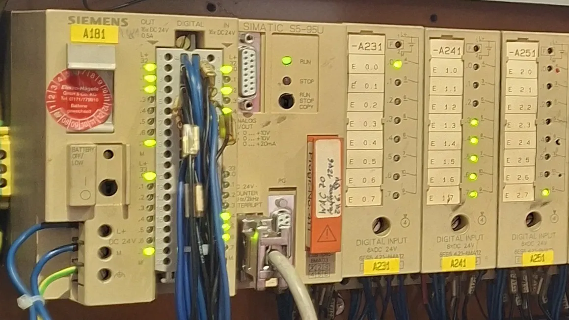 Alte S5 Steuerung Siemens Alte S5 Steuerung